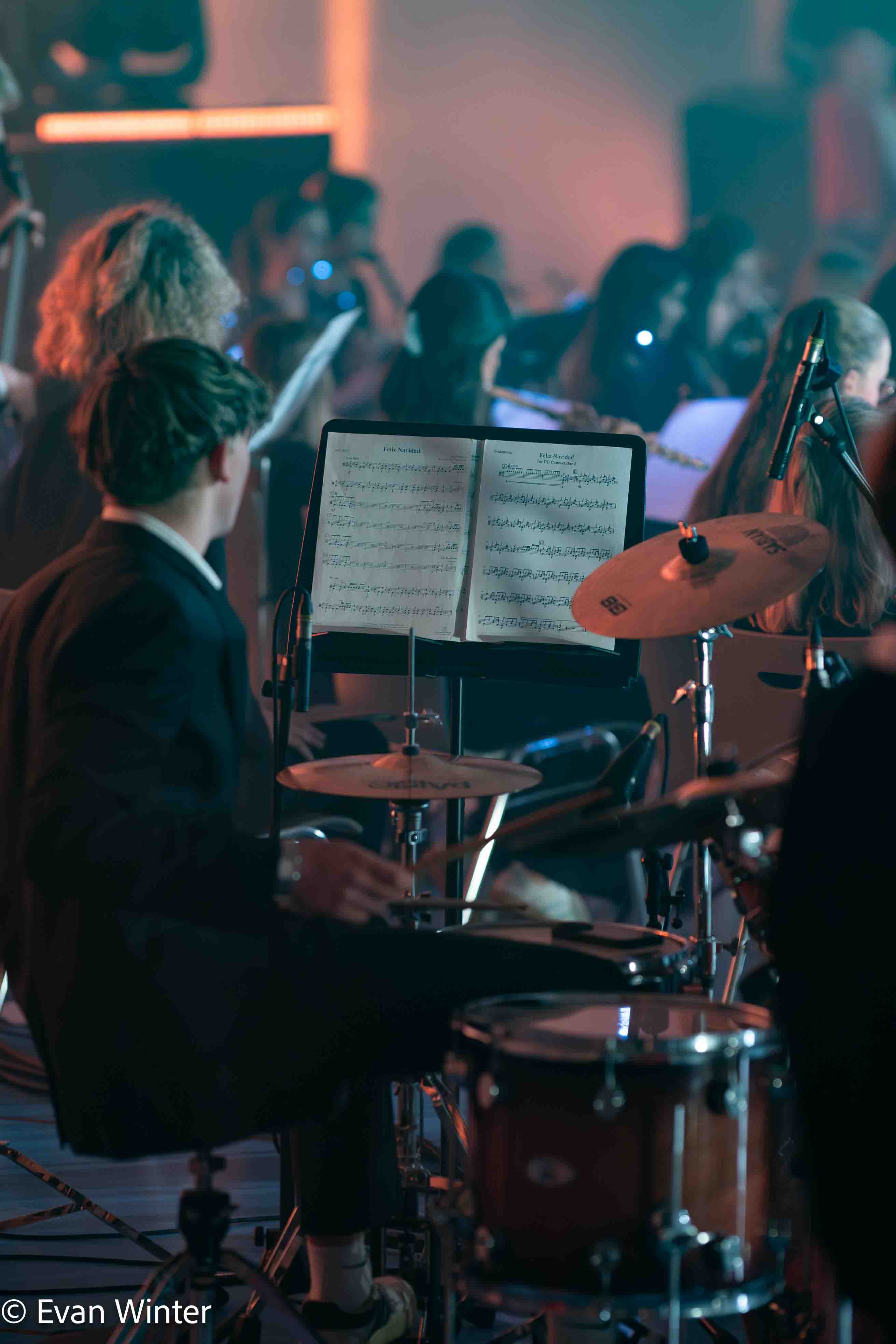 Konzertmoment mit Schlagzeug