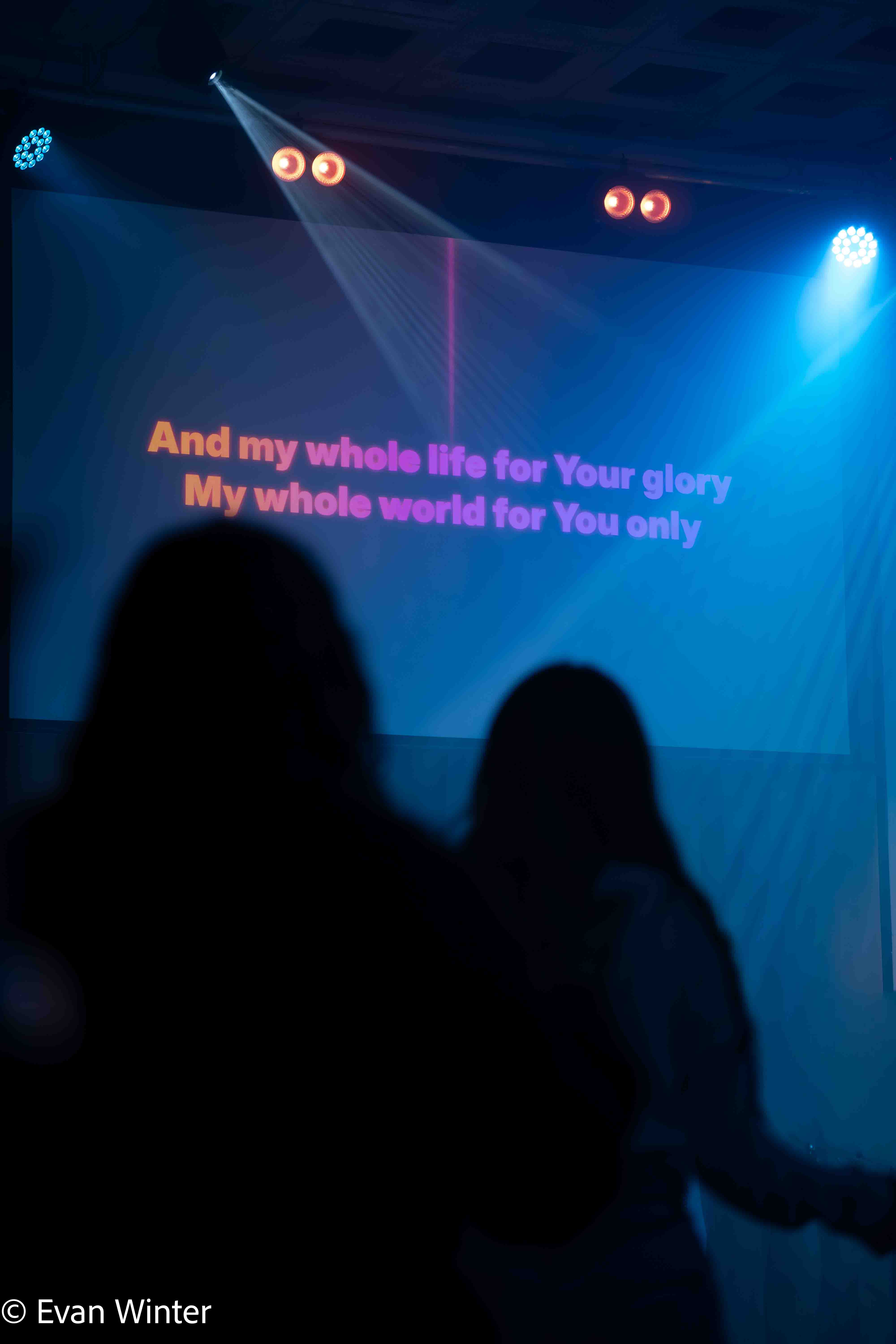 Godi Kreuzlingen mit Lichtstrahlen